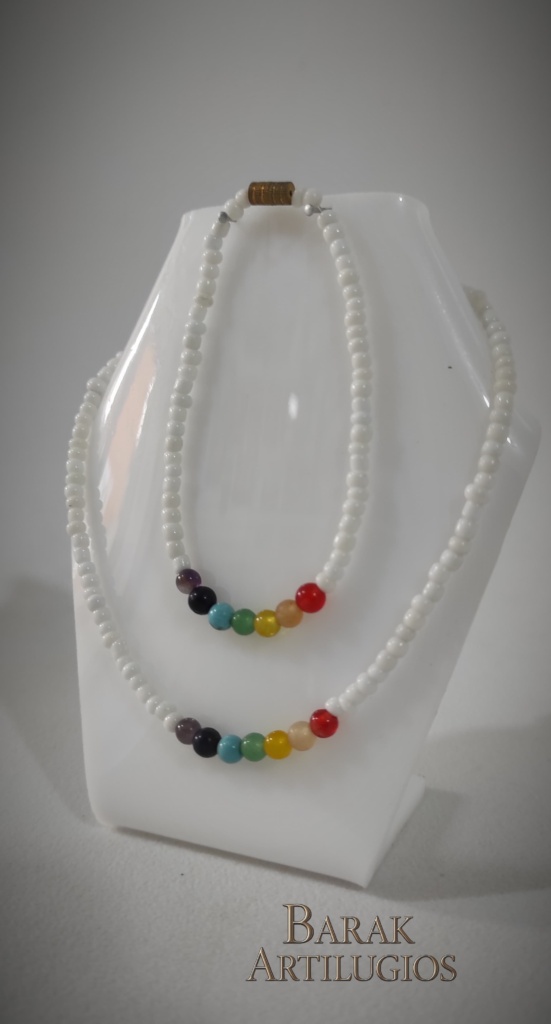 COLLAR Y MANILLA 7 CHACRAS - BARAK ARTILUGIOS - 8006-CP-1