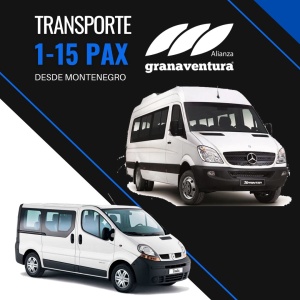 TRANSPORTE 1-15PAX – MONTENEGRO+CALI X1 (TRASLADO) – 2000-15-CAL